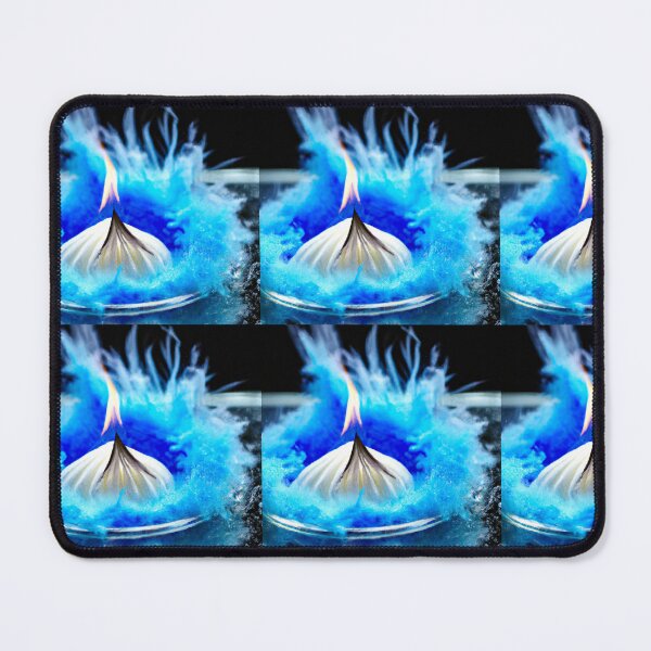 Item preview, Blue Feathery Flame designed and sold by unbleepable.