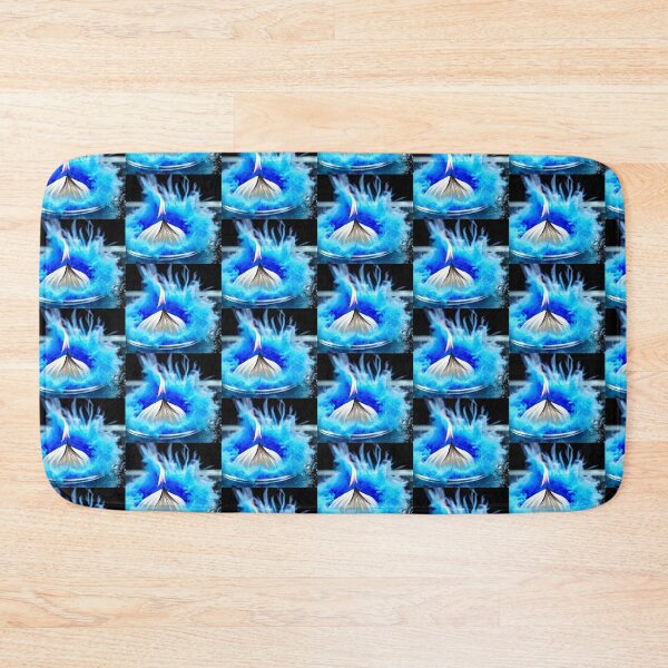 Item preview, Blue Feathery Flame designed and sold by unbleepable.