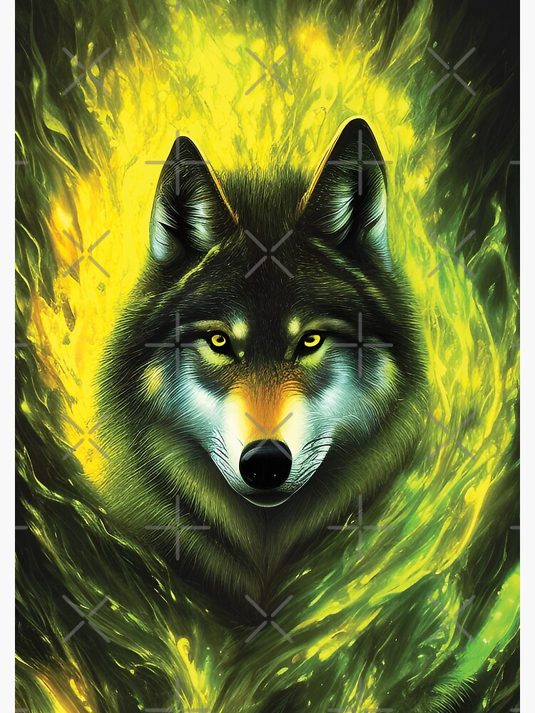 Therian Spirit Notebook: Wolf Mask Lined Journal