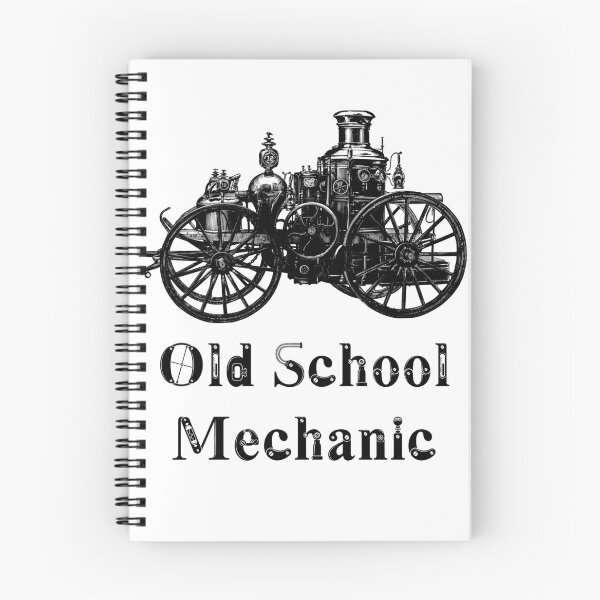 Item preview, 'Old School Mechanic' Automotive Design - Retro Illustration for T-shirts, mugs, phone cases and other accessories designed and sold by Ridiculam Toga.