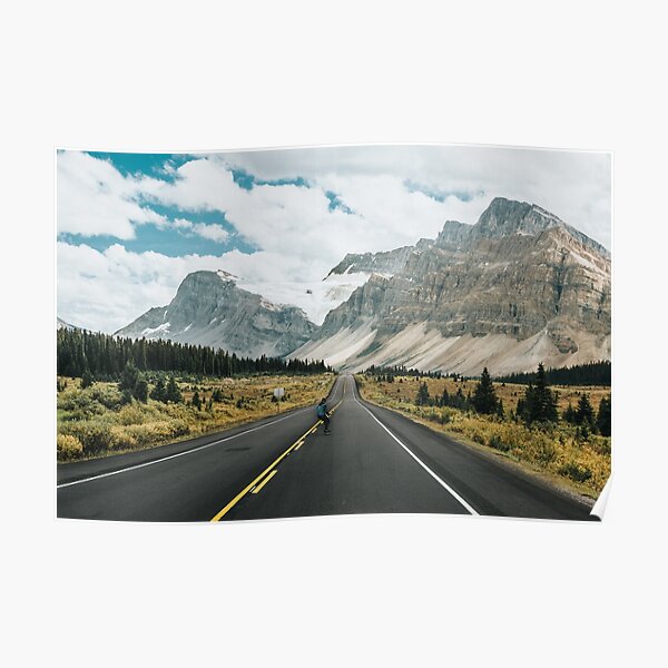 skating the icefields parkway Poster