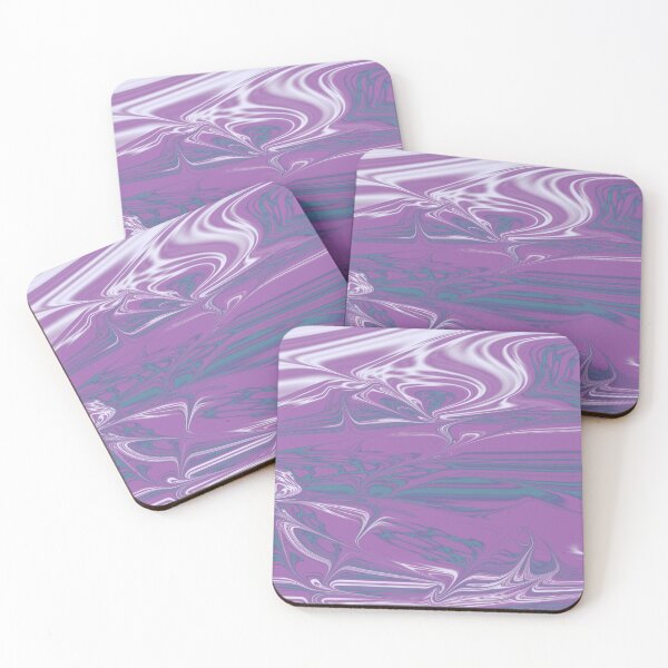 Item preview, Purple, Teal, Turquoise, White Liquid Art. Liquid Marble. Abstract Design. designed and sold by Jason123za.