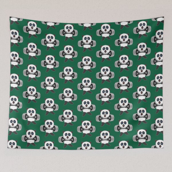 Item preview, I paused my workout to be here- Squat bench deadlift gym workout motivation Panda    designed and sold by NorthernGrain55.