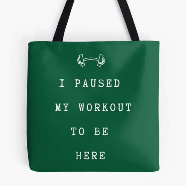 Item preview, I Paused My Workout To Be Here- gym bodybuilding workout (2) designed and sold by NorthernGrain55.