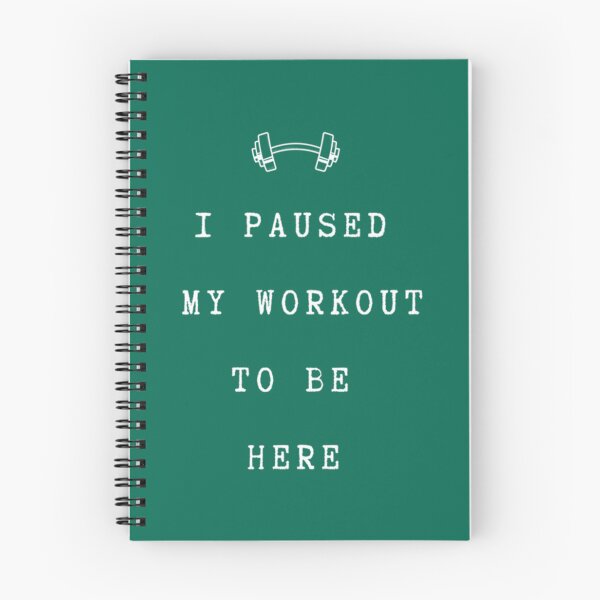 Item preview, I Paused My Workout To Be Here- gym bodybuilding workout (2) designed and sold by NorthernGrain55.