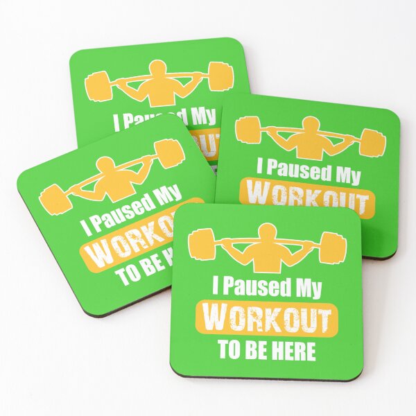 Item preview, I Paused My Workout To Be Here- gym bodybuilding workout  (4) designed and sold by NorthernGrain55.