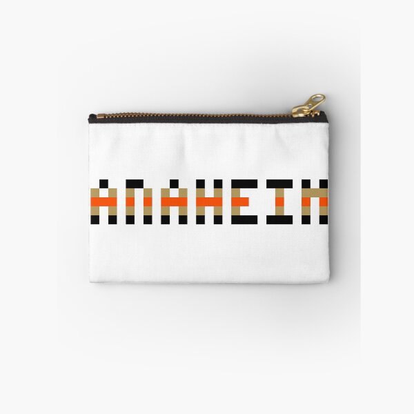 Item preview, Pixel NHL Anaheim in Away Colors designed and sold by gkillerb.
