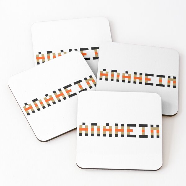Item preview, Pixel NHL Anaheim in Away Colors designed and sold by gkillerb.