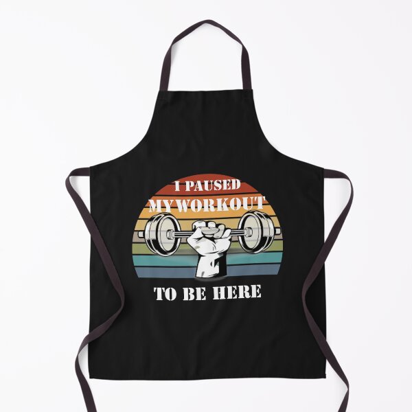 Item preview, I PAUSED MY WORKOUT TO BE HERE GYM designed and sold by NorthernGrain55.
