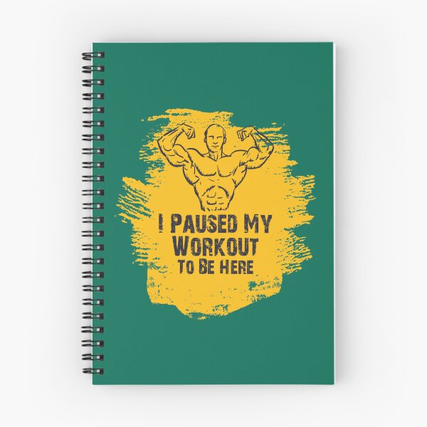 Item preview, I Paused My Workout to Be Here Graphic Gym Sarcastic designed and sold by NorthernGrain55.