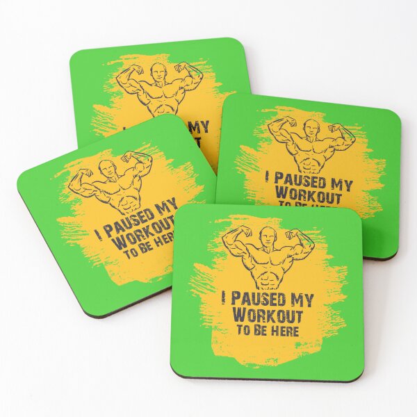 Item preview, I Paused My Workout to Be Here Graphic Gym Sarcastic designed and sold by NorthernGrain55.