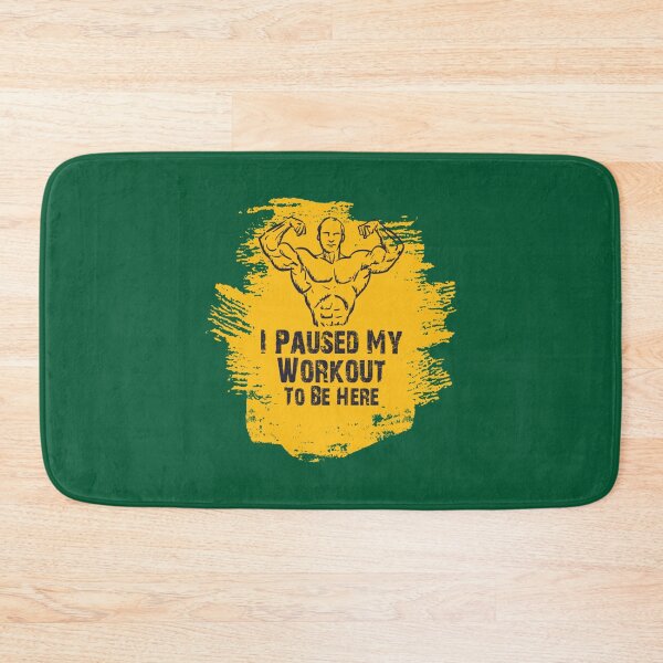Item preview, I Paused My Workout to Be Here Graphic Gym Sarcastic designed and sold by NorthernGrain55.