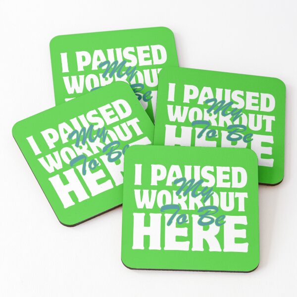 Item preview, I Paused My Workout to Be Here Graphic Gym Sarcastic    designed and sold by NorthernGrain55.