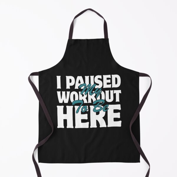 Item preview, I Paused My Workout to Be Here Graphic Gym Sarcastic designed and sold by NorthernGrain55.