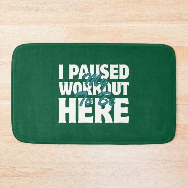 Item preview, I Paused My Workout to Be Here Graphic Gym Sarcastic    designed and sold by NorthernGrain55.