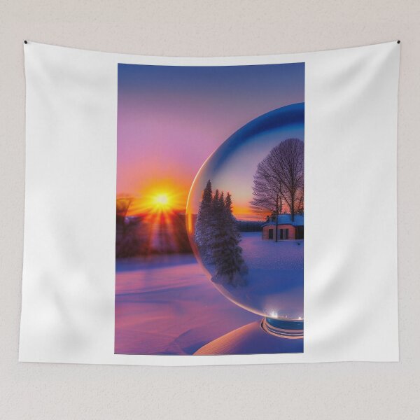 Item preview, Snow Globe at sunset designed and sold by zorropriest.