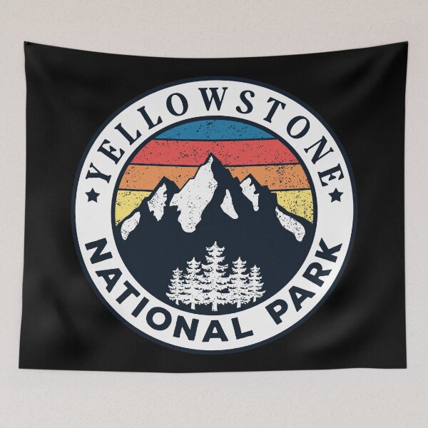 Item preview, Yellowstone National Park-Vintage designed and sold by Road-tees.