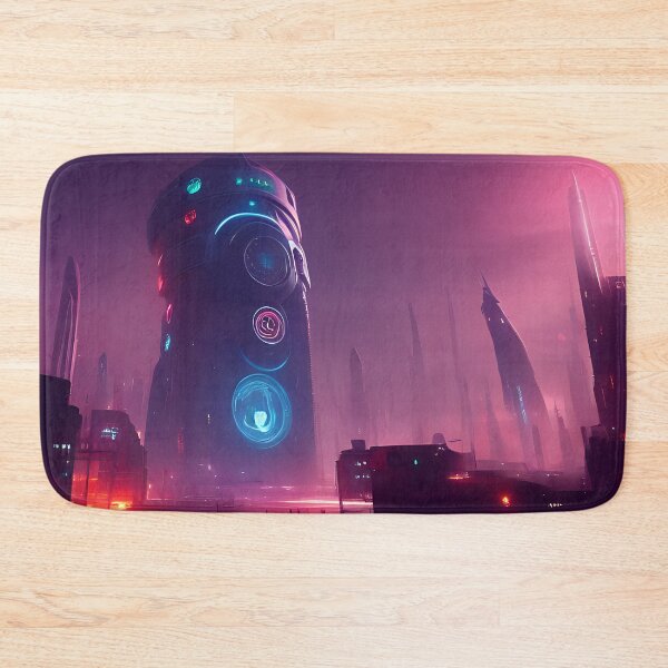Item preview, Dystopian Futuristic City designed and sold by ArtificialCraft.