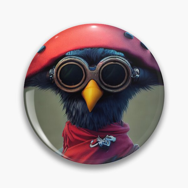 Item preview, Funky Pirate Crow designed and sold by MimozaStudio.