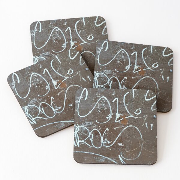 Item preview, Graffiti art Black and White wall art abstract letters  designed and sold by Tropical Blood.