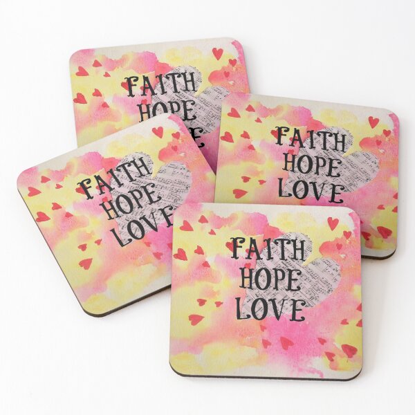 Item preview, Faith Hope Love with Hearts designed and sold by Vallee Rose.