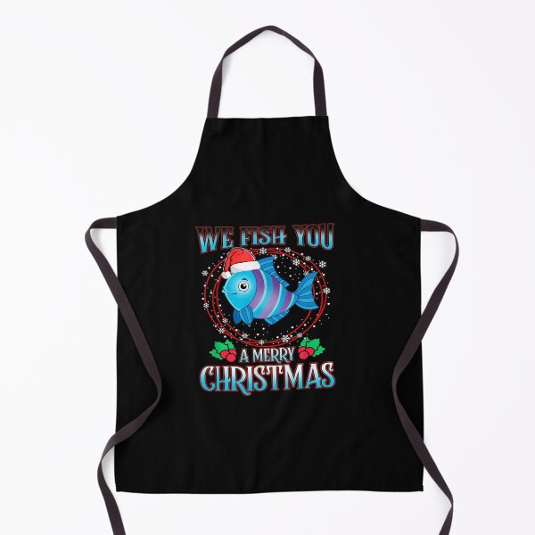 Item preview, we fish you a merry christmas santa fish designed and sold by josephfanous.