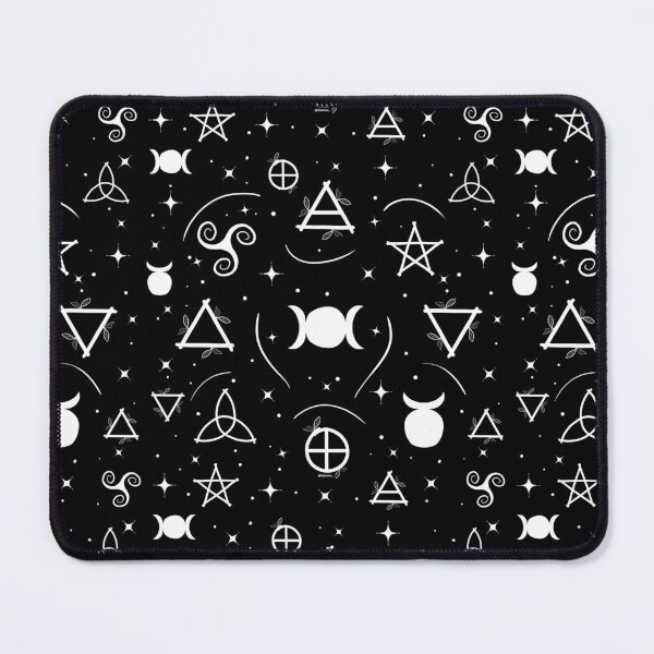 Item preview, Wicca Symbols Witch Earth, fire, air, water, god, goddess, triskelion, triqueta and pentacle designed and sold by lipemo.