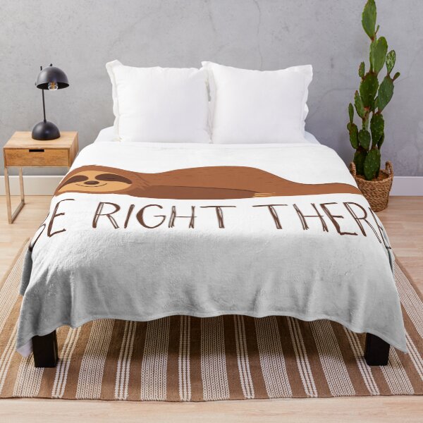 Item preview, Be right there Lazy Sloth designed and sold by trendingatees.