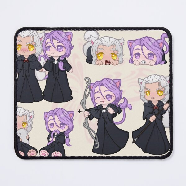 Item preview, Final Fantasy XIV Endwalker Emet-Selch Hythlodaeus Catboys designed and sold by YA Lit Reads.