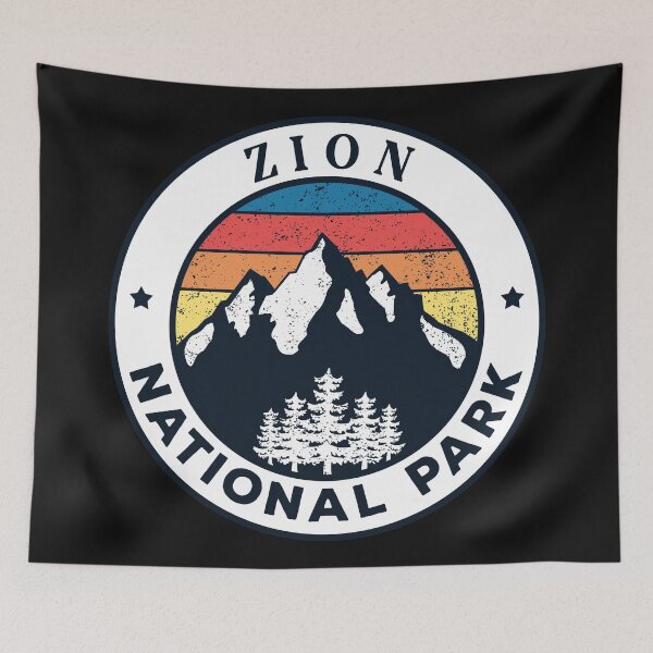 Artikelvorschau, Zion Nationalpark-Vintage entworfen und verkauft von Road-tees.