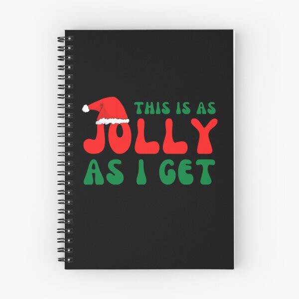 Item preview, THIS IS AS JOLLY AS I GET designed and sold by KatisDesign.