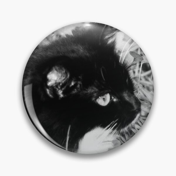 Item preview, black and white cat designed and sold by Francespoppy.