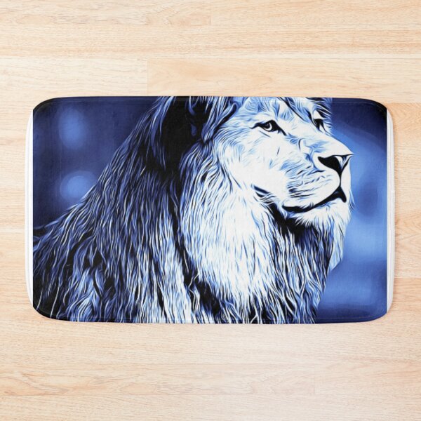 Item preview, blue lion  designed and sold by Design Kingdom.