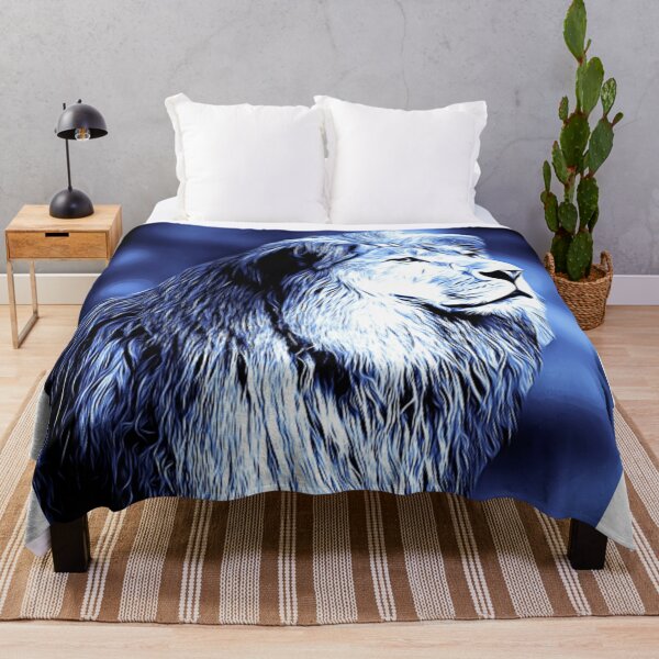 Item preview, blue lion designed and sold by Design Kingdom.