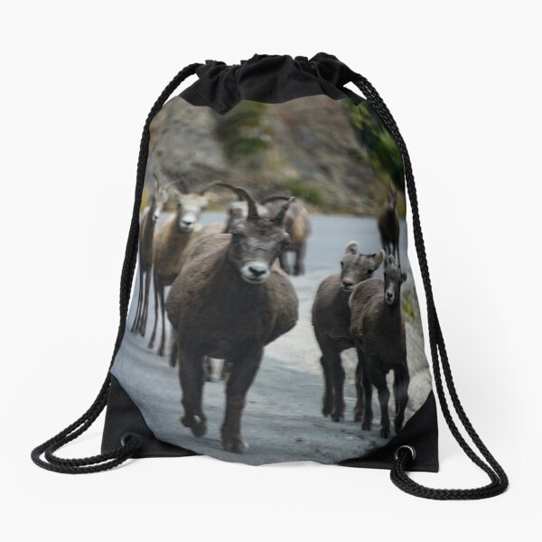 Mountain gang Drawstring Bag