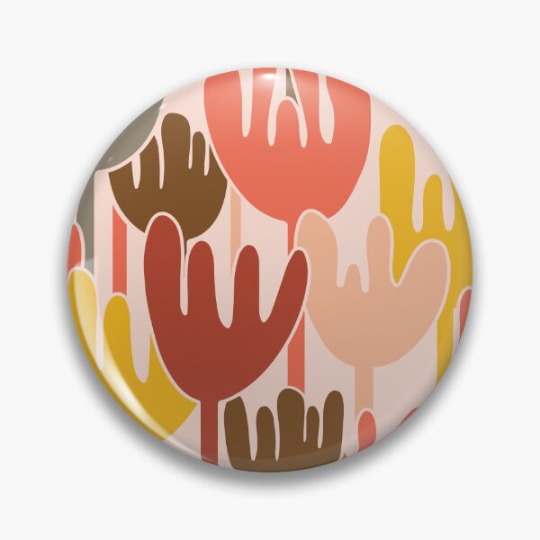 Item preview, Bold minimalist Matisse Inspired field of tulip flowers designed and sold by FrancesPoff.