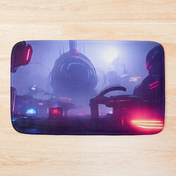 Item preview, Dystopian Futuristic City designed and sold by ArtificialCraft.