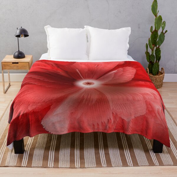 Item preview, Unique Colourful Red and White Flower Design designed and sold by ResplendentArt.