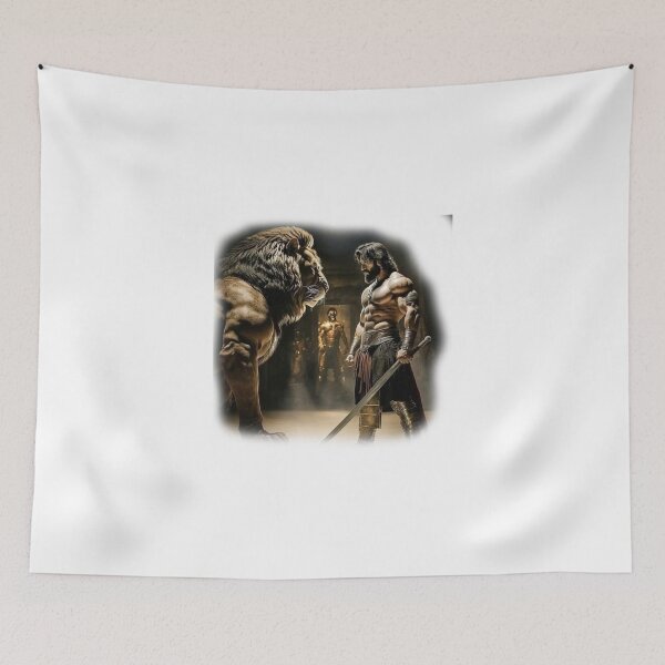 Item preview, Yash with Lion designed and sold by Srirangarakesh.