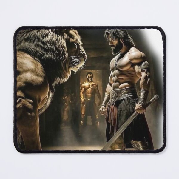 Item preview, Yash with Lion designed and sold by Srirangarakesh.