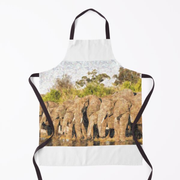 Aperçu de l'œuvre groupe d'éléphants créée et vendue par Design Kingdom.