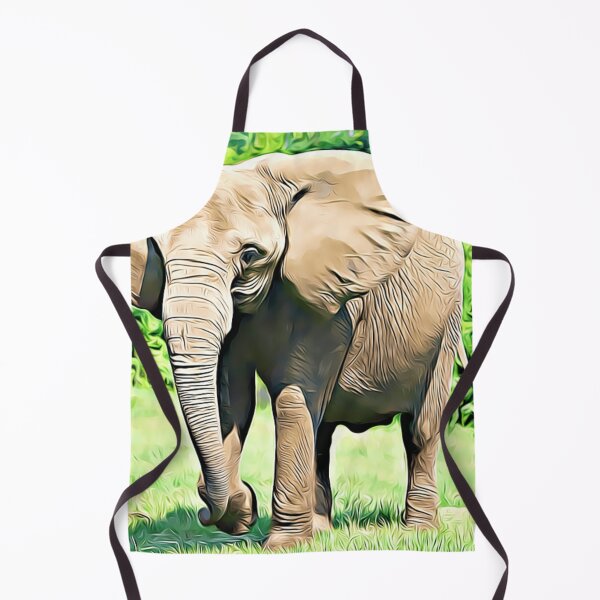 Aperçu de l'œuvre éléphant dans la nature créée et vendue par Design Kingdom.