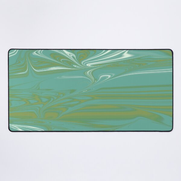 Item preview, Turquoise, Green, Mustard, White Liquid Art. Liquid Marble. Abstract Design. designed and sold by Jason123za.