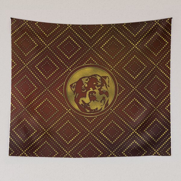 Item preview, Decorative Golden Embossed -Rottweiler designed and sold by k9printart.