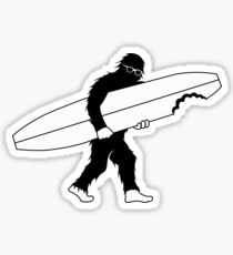 Bigfoot Surfero/ Surfer Bigfoot Sticker