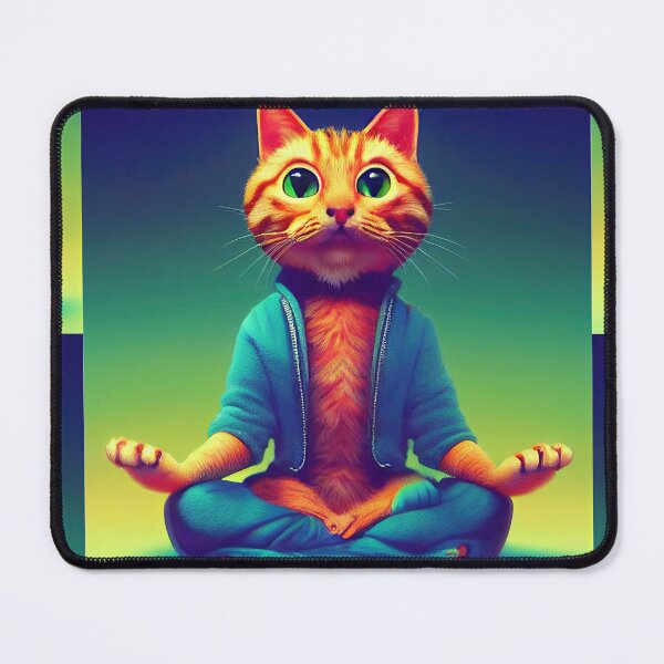 Item preview, Yoga Cat designed and sold by Alcaselzer.