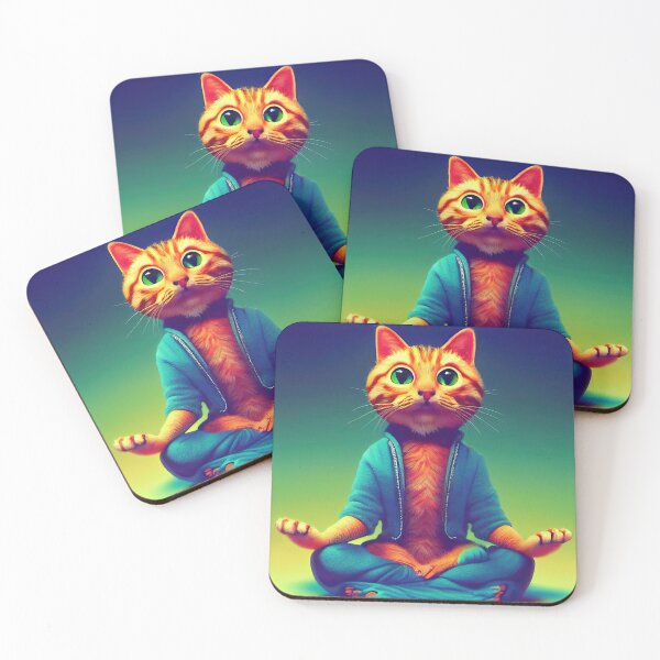 Item preview, Yoga Cat designed and sold by Alcaselzer.