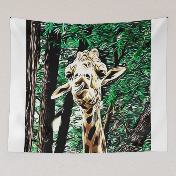 Item preview, girafe in green nature designed and sold by Design Kingdom.