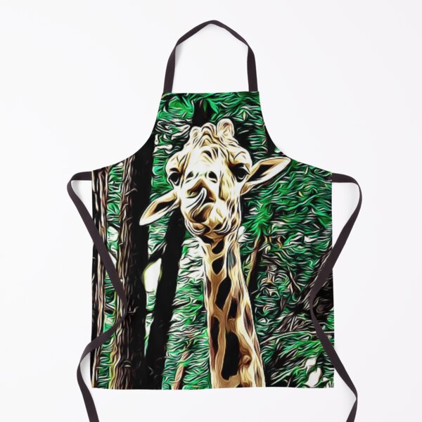 Item preview, girafe in green nature designed and sold by Design Kingdom.