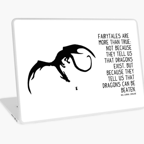 Item preview, Neil Gaiman: los dragones pueden ser derrotados (v2) designed and sold by oncenfuturekiki.